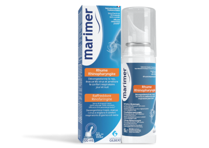 MARIMER hipertonic, Raceala – rinofaringita, spray 100 ml