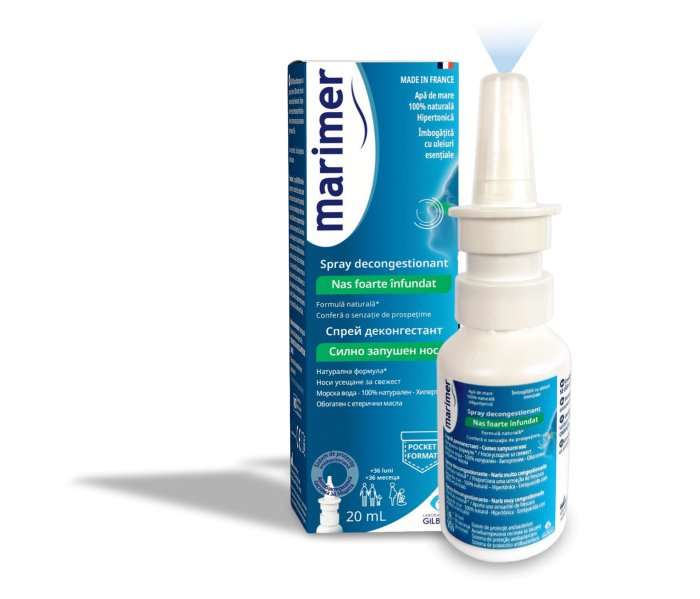 MARIMER decongestionant cu uleiuri esentiale, spray 20 ml