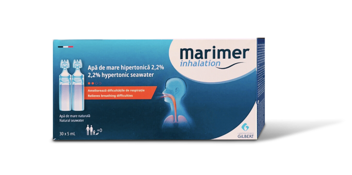 MARIMER INHALATII 2.2%, 30 doze X 5ml, steril