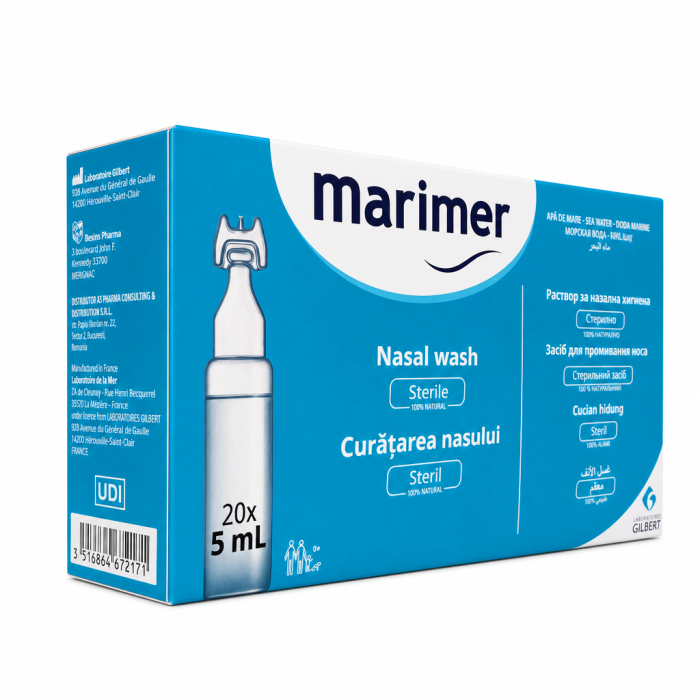 Fiole apa de mare Marimer pentru copii