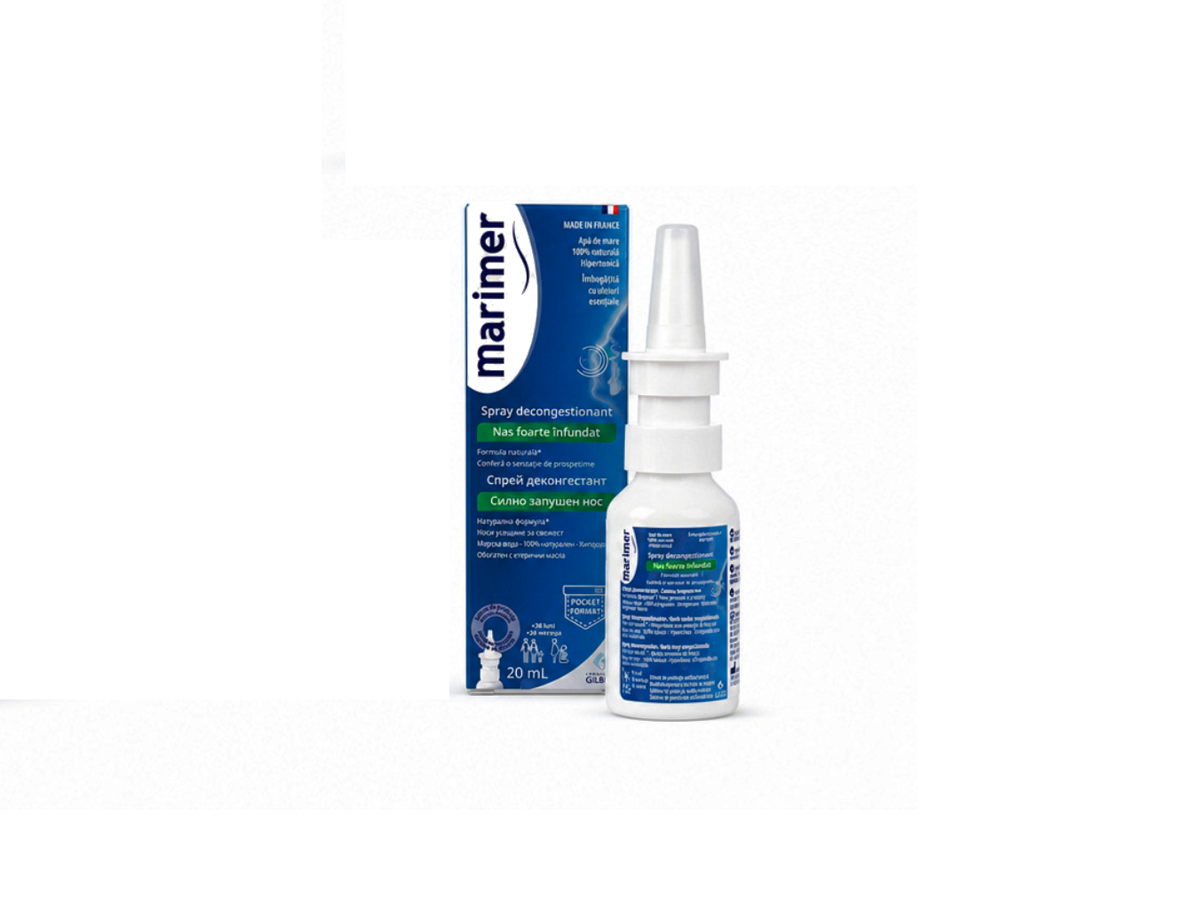 Spray nazal decongestionant cu uleiuri esentiale
