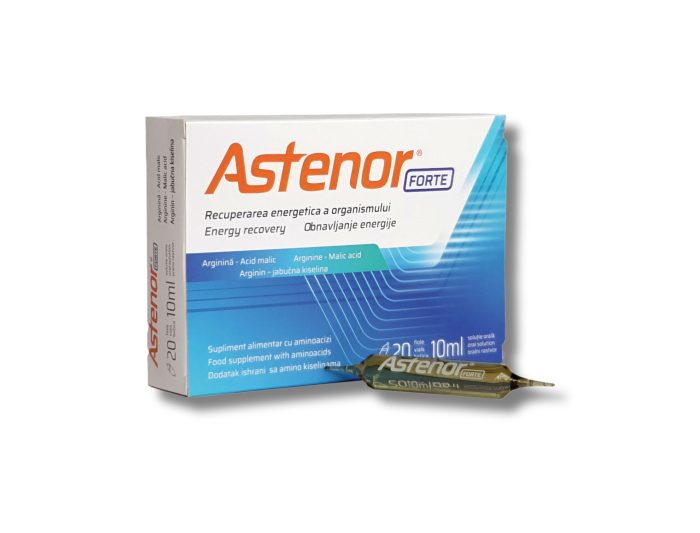 Astenor Forte, 20 fiole x 10ml solutie orala